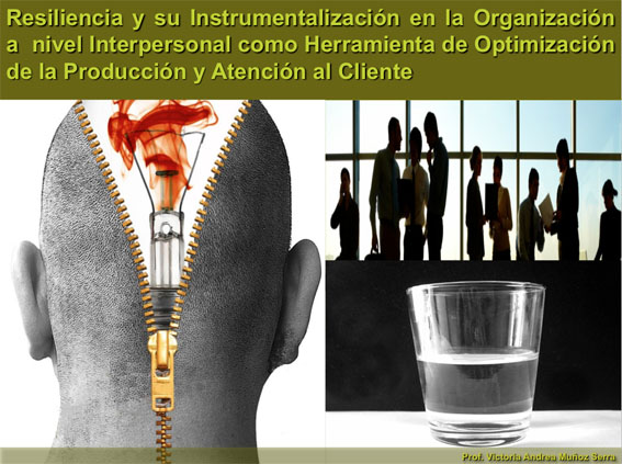 Resiliencia y su Instrumentalizaci&oacute;n en la  Organizaci&oacute;n a  nivel Interpersonal como Herramienta de Optimizaci&oacute;n de la Producci&oacute;n y Atenci&oacute;n al Cliente 